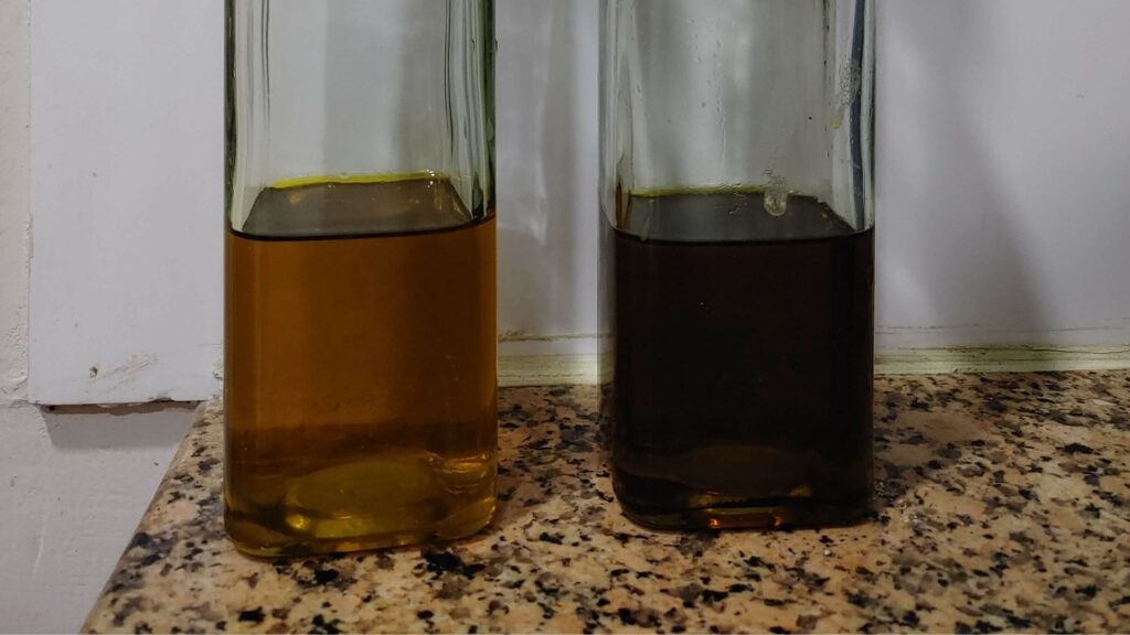 heated cooking oil vs unheated coocking oil 2